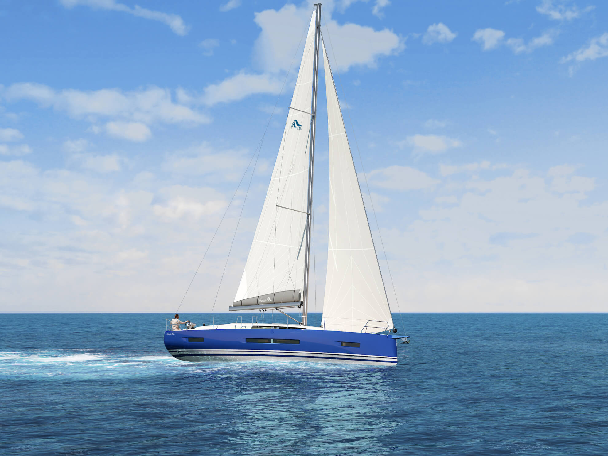 hanse electric sailboat