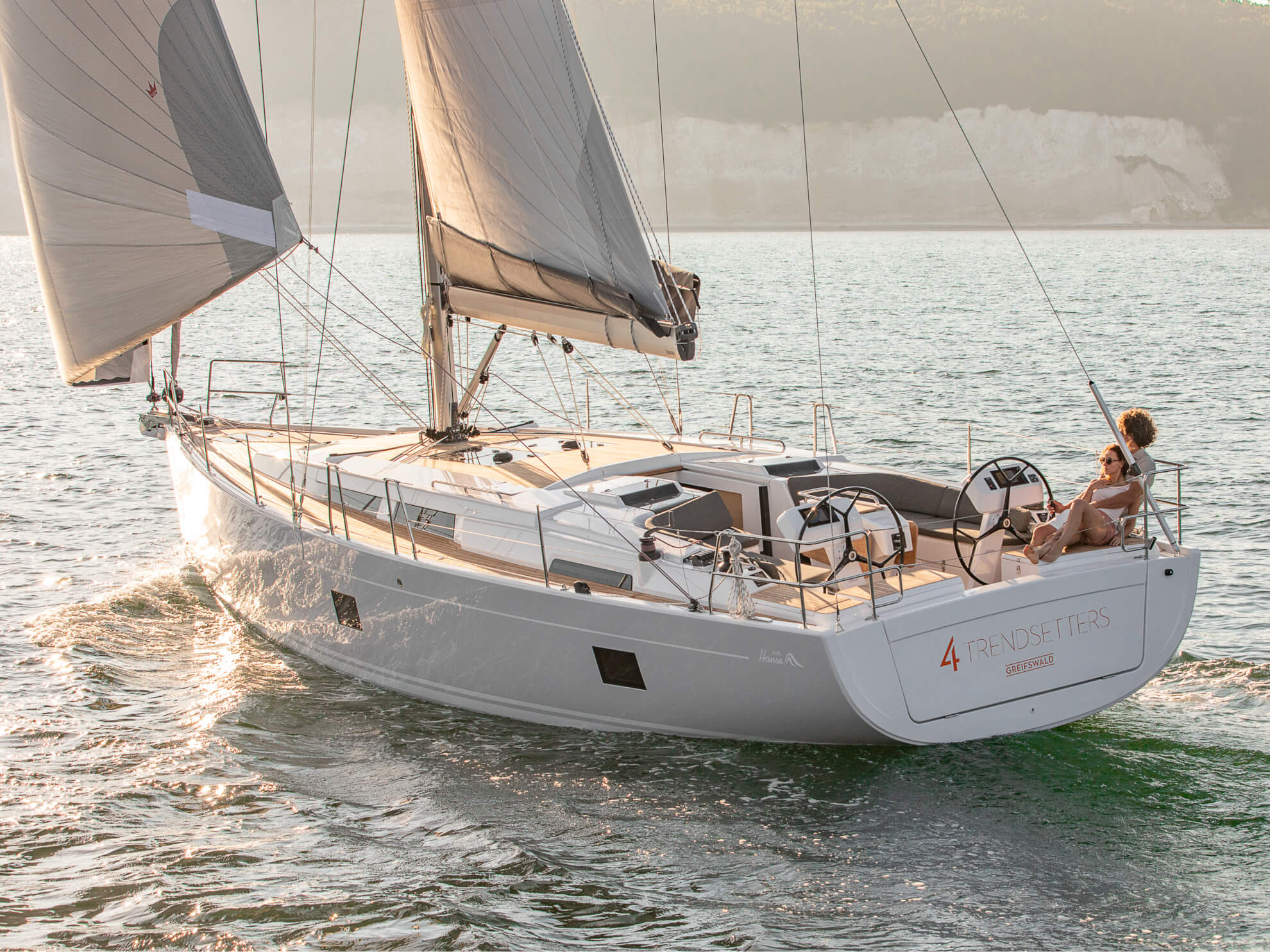 yacht test hanse 458